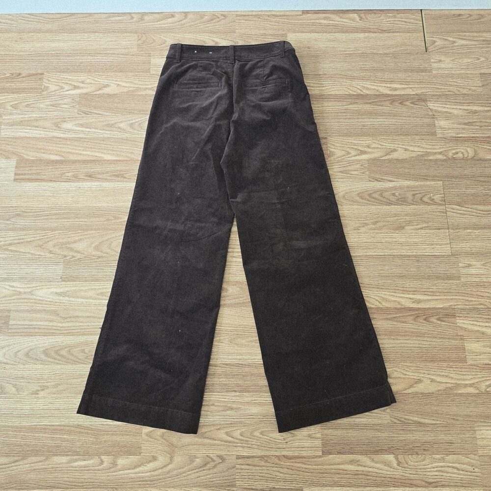 Loft Pants Womens Size 4 The Palmer Wide Leg Brush Corduroy Trouser - Picture 5 of 9